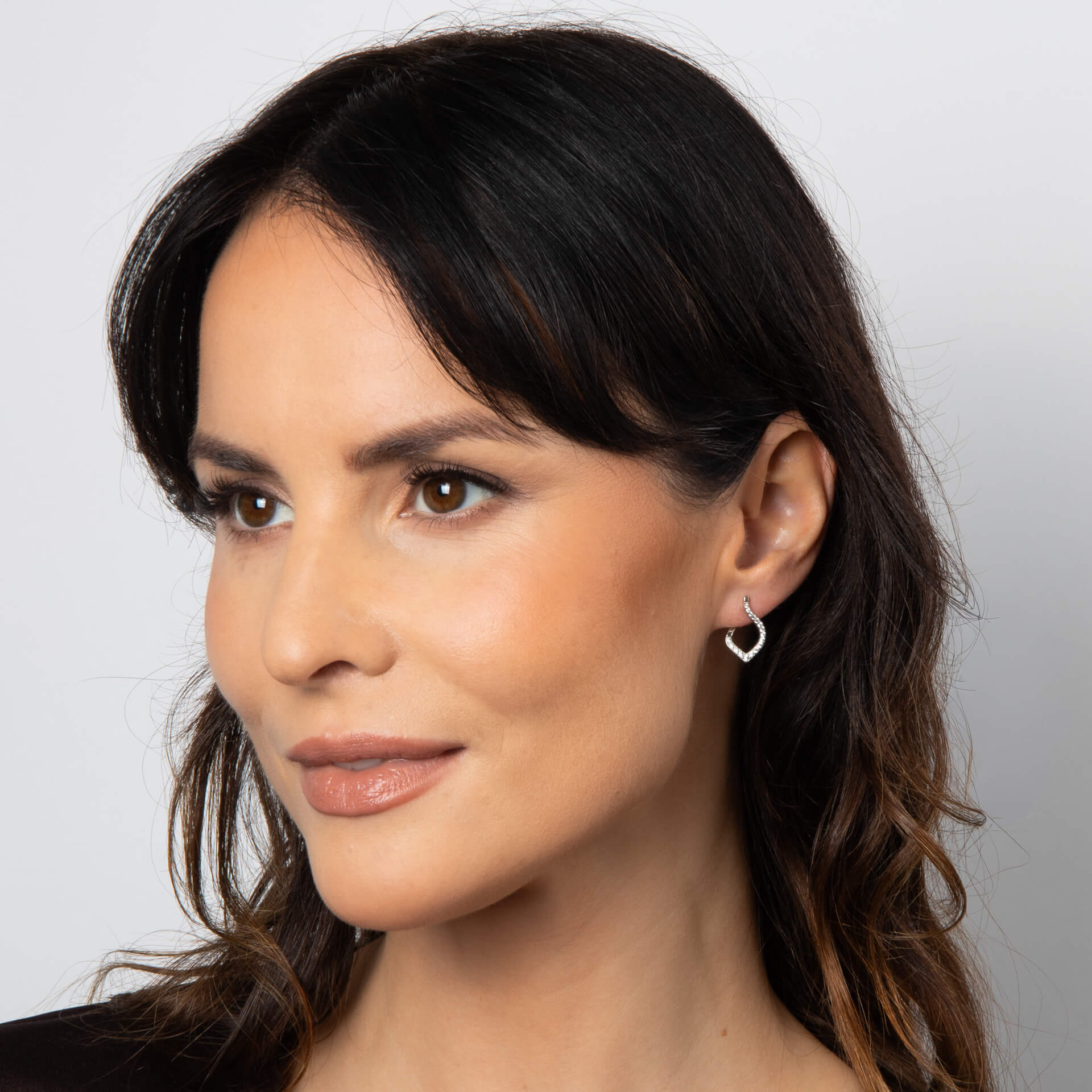 Diamonfire Cluster Cut Out Earrings-2