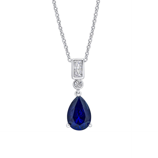 Diamonfire Bezel and Teardrop Pendant-0
