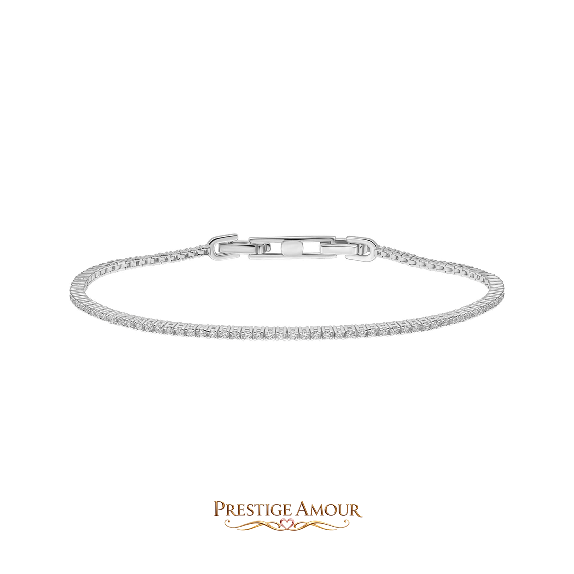 Round Cut Zirconia Tennis Bracelet
