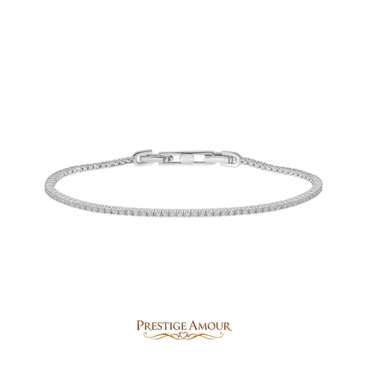 Round Cut Zirconia Tennis Bracelet