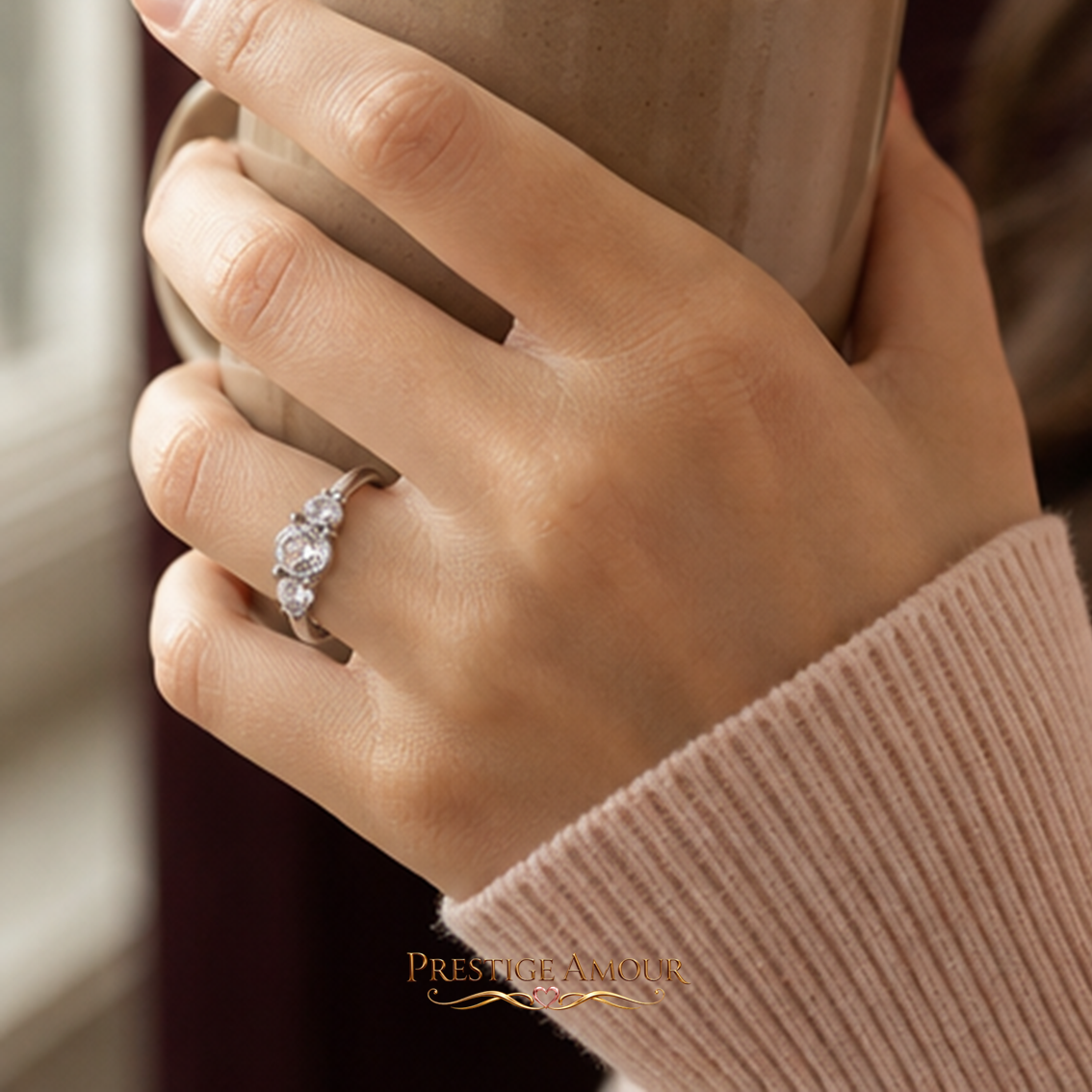 Trilogy Ring – Sterling Silver