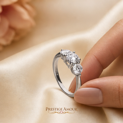 Trilogy Ring – Sterling Silver