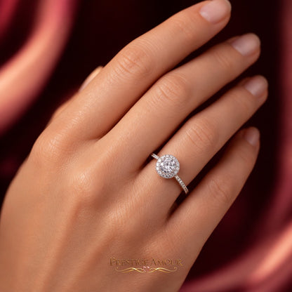 Diamonfire Round Cluster Ring