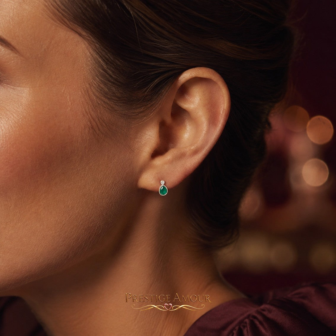 Laura Ashley Thornage Flowers Stud Earrings – detail view 3