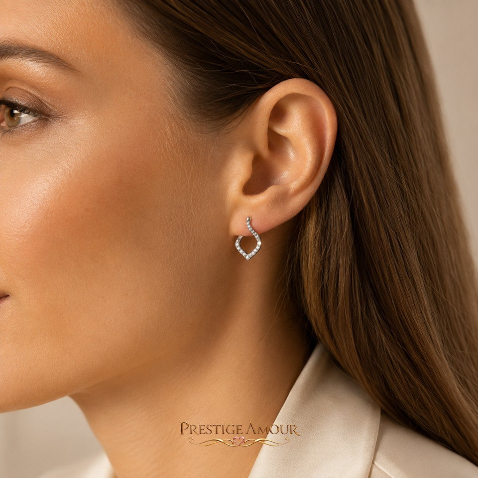 Diamonfire Cluster Cut Out Earrings