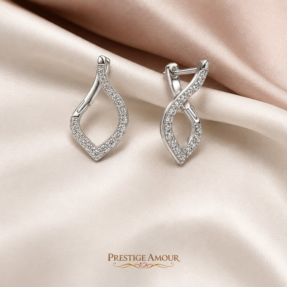 Diamonfire Cluster Cut Out Earrings