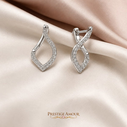 Diamonfire Cluster Cut Out Earrings