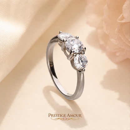 Trilogy Ring – Sterling Silver