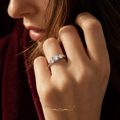 Trilogy Ring – Sterling Silver