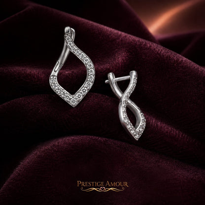 Diamonfire Cluster Cut Out Earrings