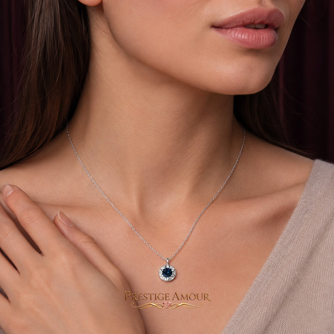 Laura Ashley Bowen Star Crystal Necklace – alternate view