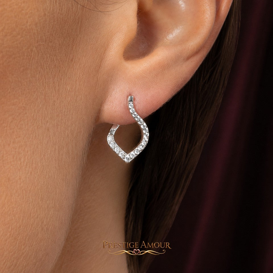 Diamonfire Cluster Cut Out Earrings