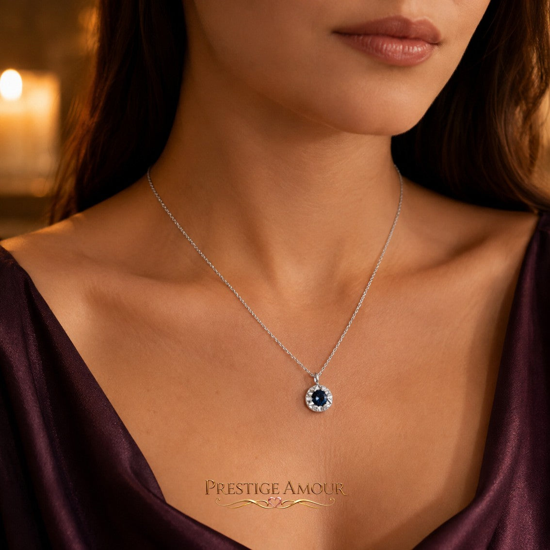 Laura Ashley Bowen Star Crystal Necklace – detail view 5