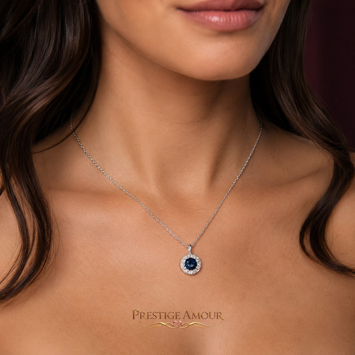 Laura Ashley Bowen Star Crystal Necklace – detail view 6