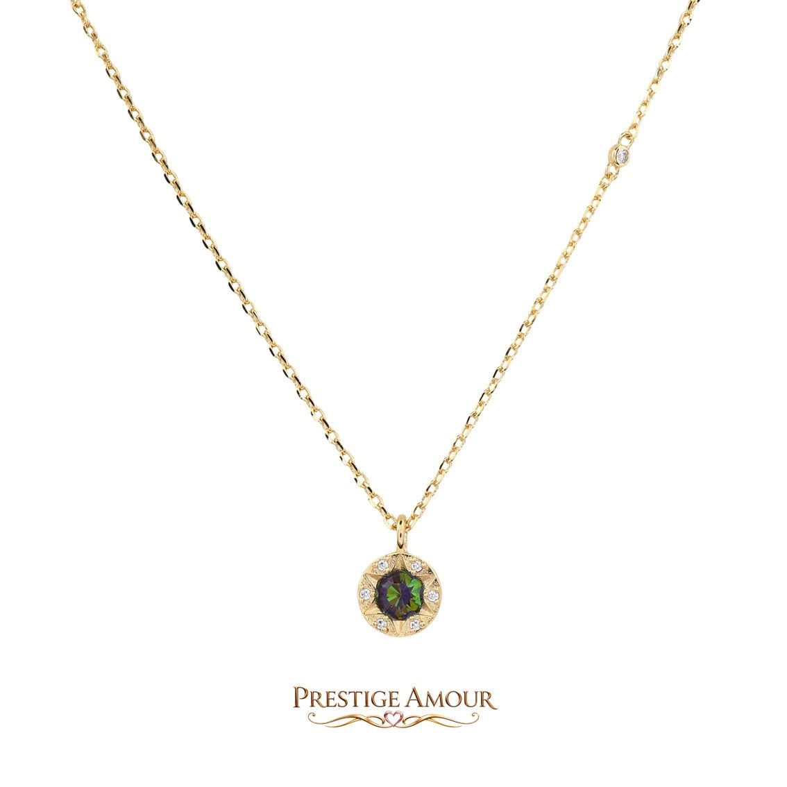 Laura Ashley Bowen Star Crystal Necklace – detail view 7
