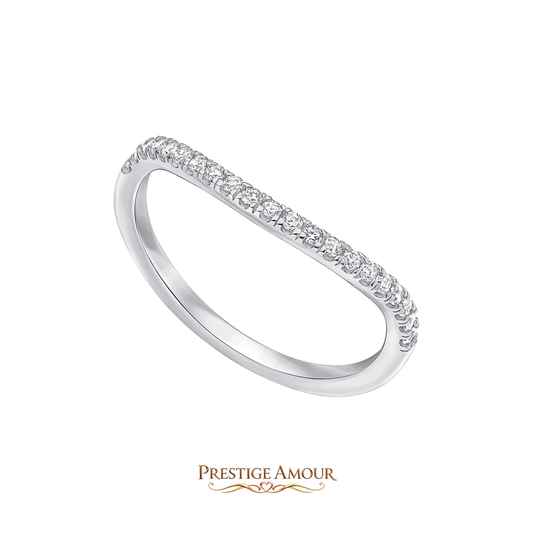 Zirconia Wave Cluster Ring – Sterling Silver