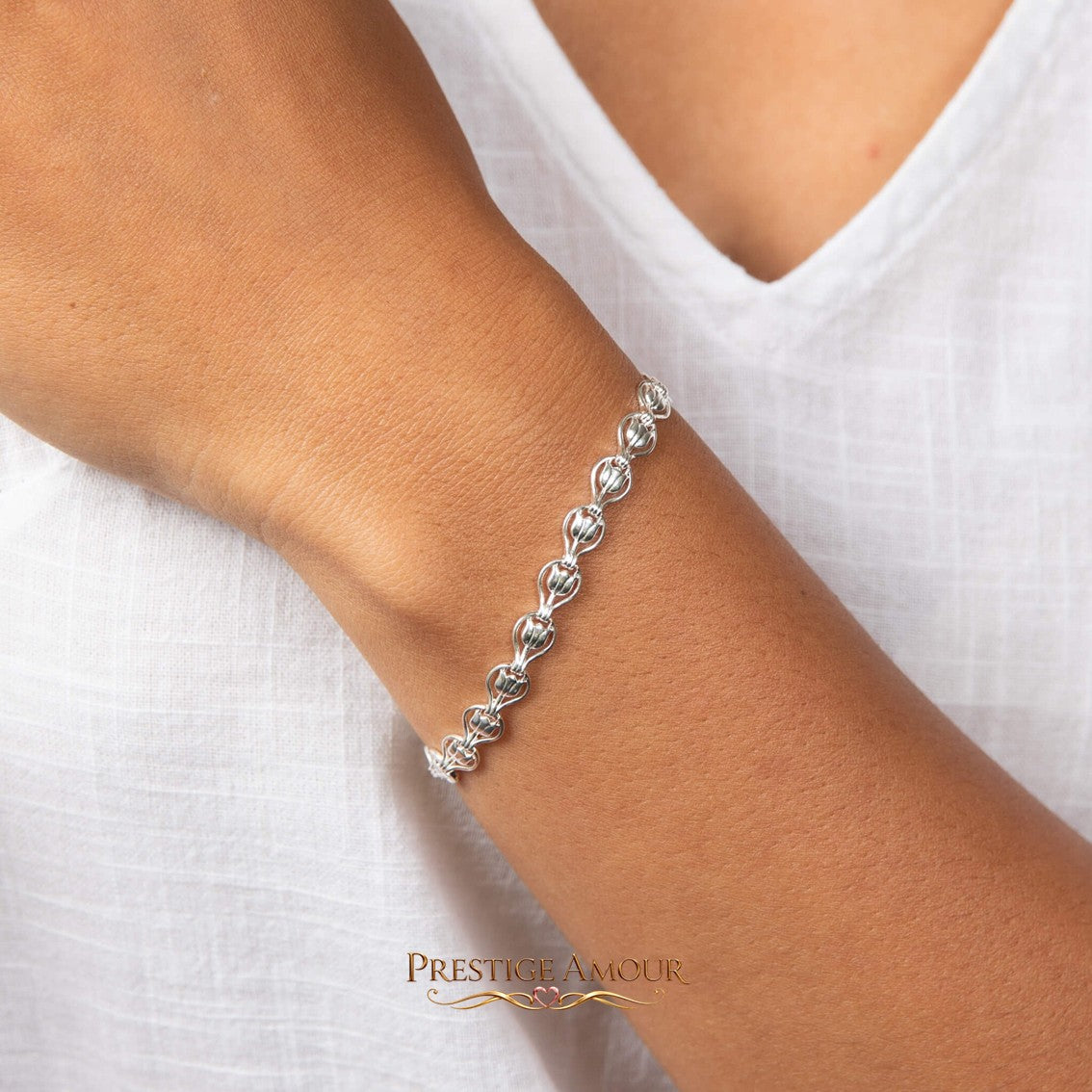 Laura Ashley Tulip Chain Bracelet – detail view 5