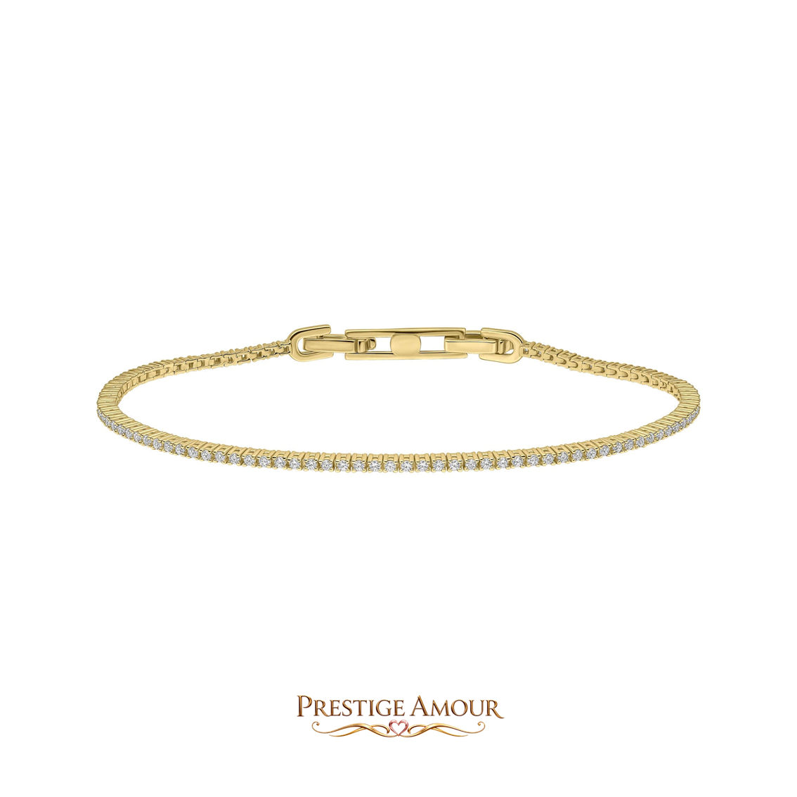 Round Cut Zirconia Tennis Bracelet