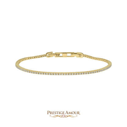 Round Cut Zirconia Tennis Bracelet