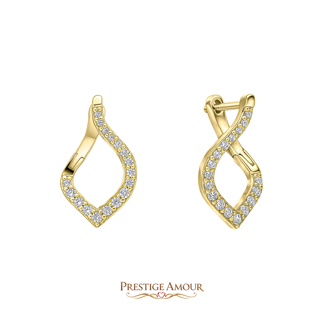 Cluster Cut Out Drop Earrings – Sterling Silver