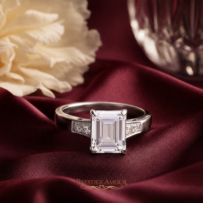 Diamonfire Emerald Cut Ring