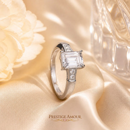 Diamonfire Emerald Cut Ring