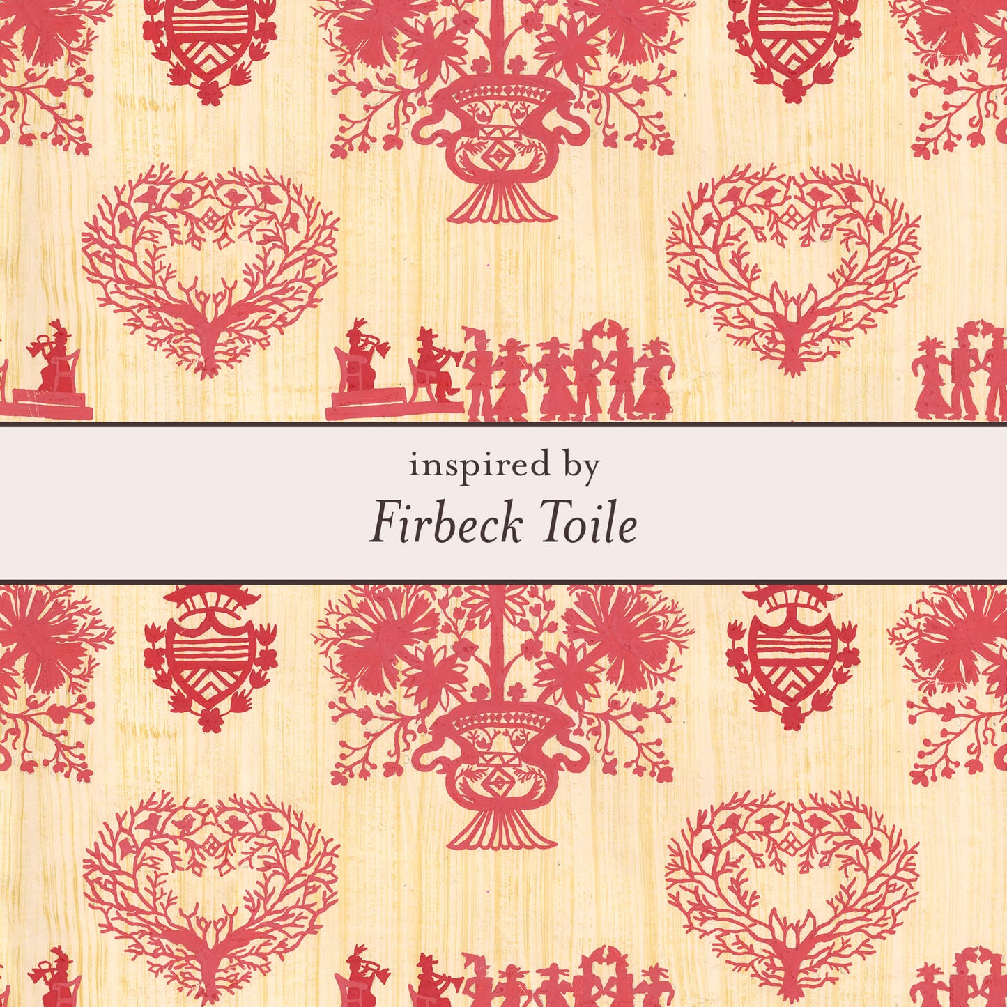 The Laura Ashley Firbeck Toile print that inspired the design.