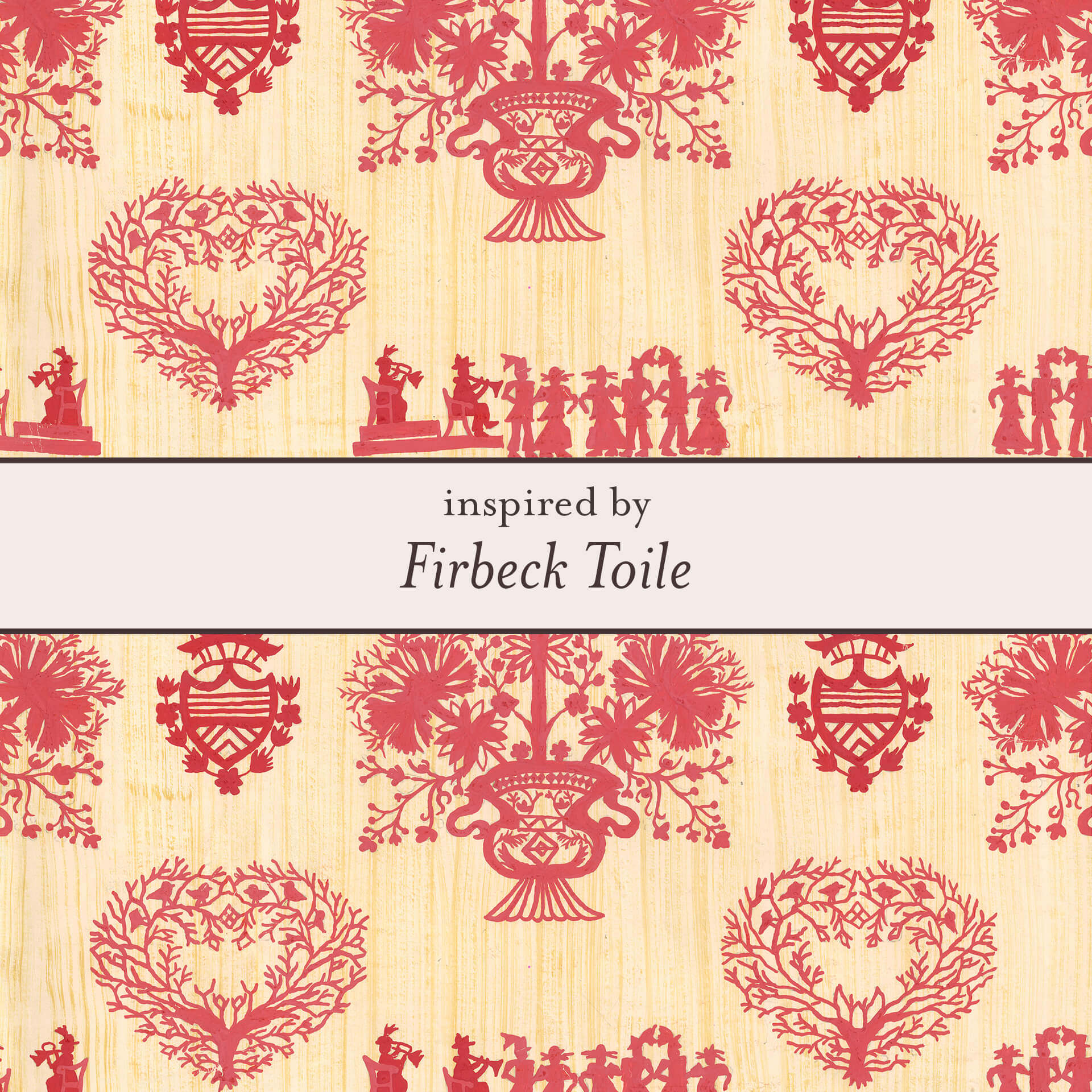 The Laura Ashley Firbeck Toile print that inspired the design.