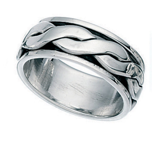 Beginnings Celtic Band Ring-0