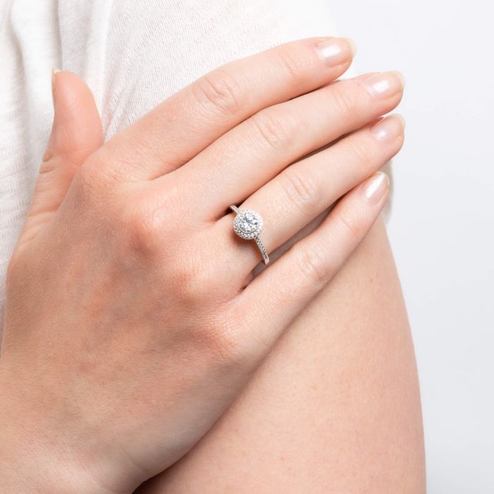 Diamonfire Round Cluster Ring-1