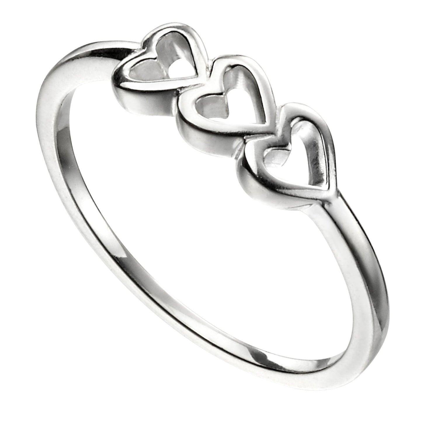 Beginnings Triple Heart Ring-0