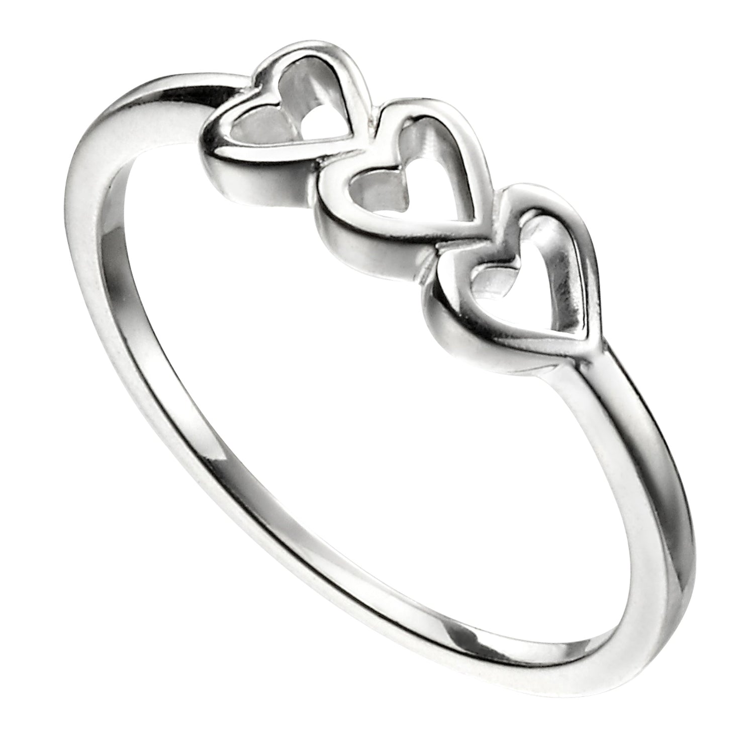 Beginnings Triple Heart Ring-0